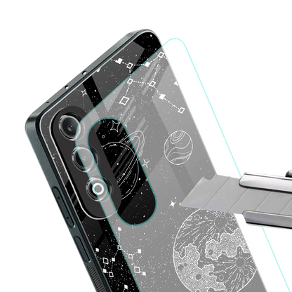 Stellar Voyage stylish phone case for oneplus nord ce 4 | glossy glass and slim fit