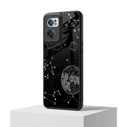 Stellar Voyage oneplus nord ce 2 mobile cover | shockproof glass phone case