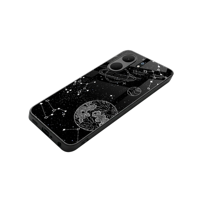 Stellar Voyage stylish phone case for oppo a5x 5g | glossy glass and slim fit