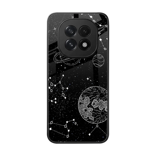 Stellar Voyage back phone cover | glass case for oppo f29 5g