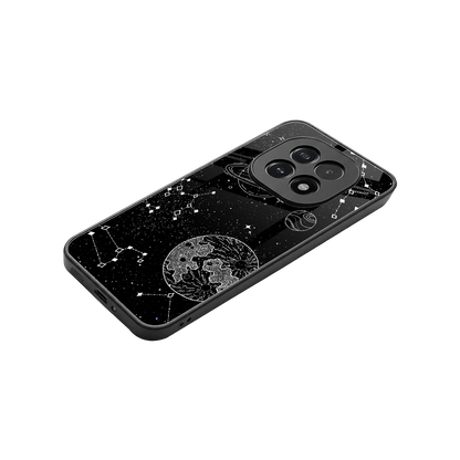 Stellar Voyage stylish phone case for oppo f29 5g | glossy glass and slim fit