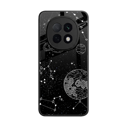 Stellar Voyage back phone cover | glass case for oppo f29 pro 5g