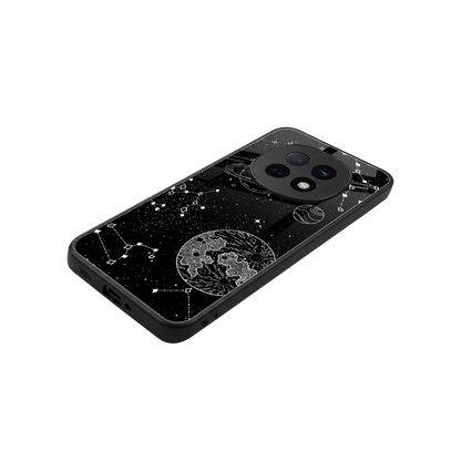 Stellar Voyage stylish phone case for oppo f29 pro 5g | glossy glass and slim fit