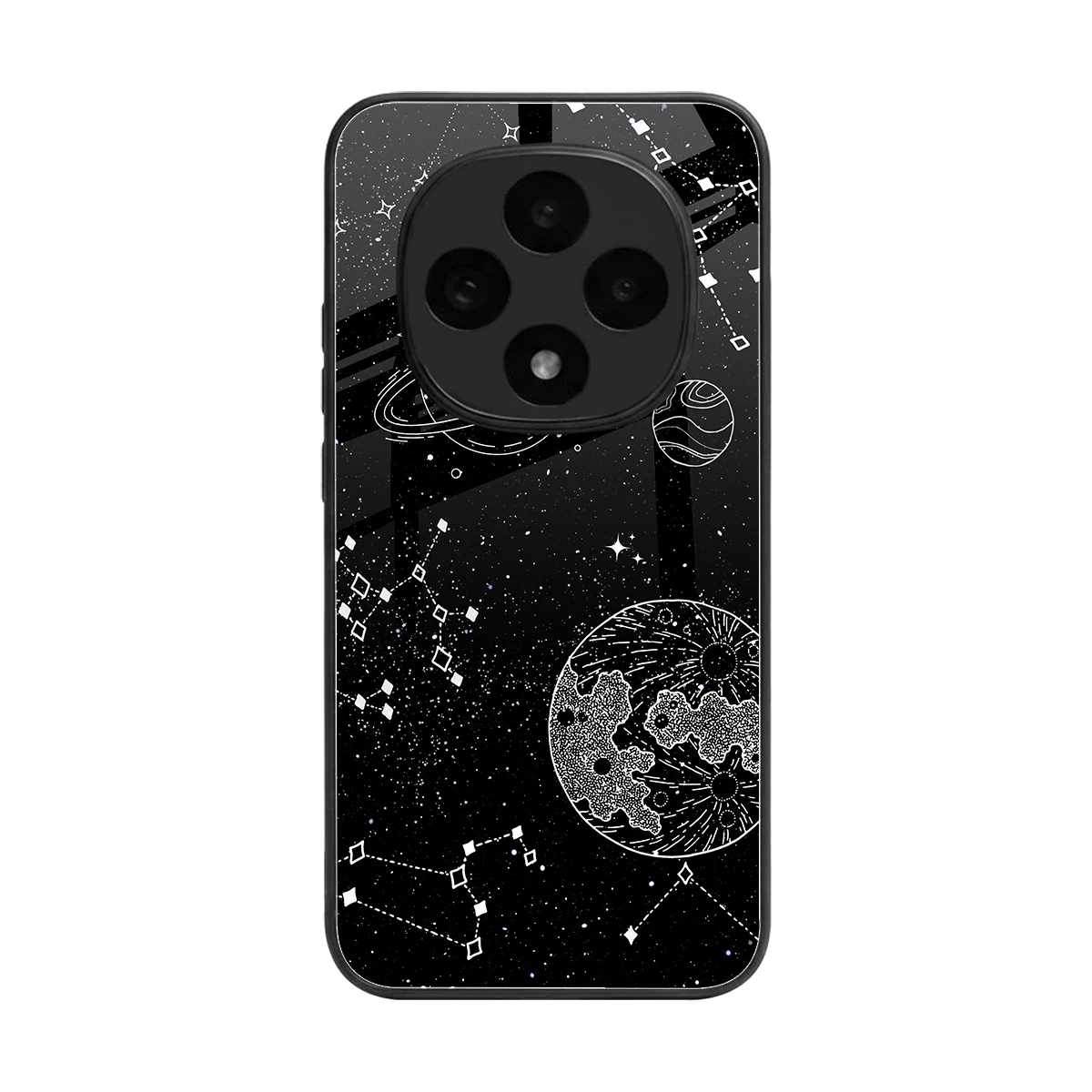 Stellar Voyage back phone cover | glass case for oppo f31 pro 5g