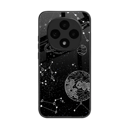 Stellar Voyage back phone cover | glass case for oppo f31 pro 5g