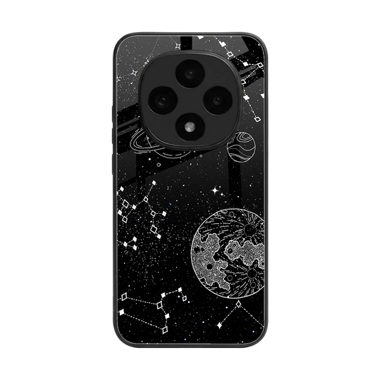 Stellar Voyage back phone cover | glass case for oppo f31 pro 5g