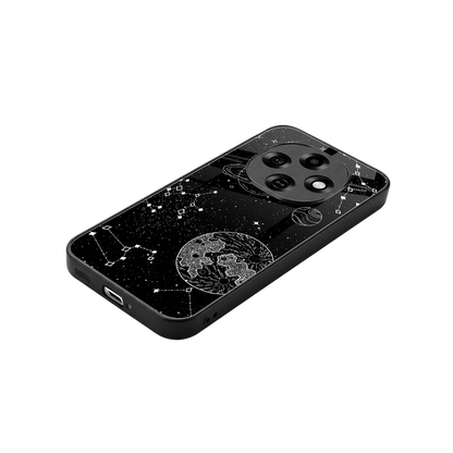 Stellar Voyage stylish phone case for oppo f31 pro 5g | glossy glass and slim fit