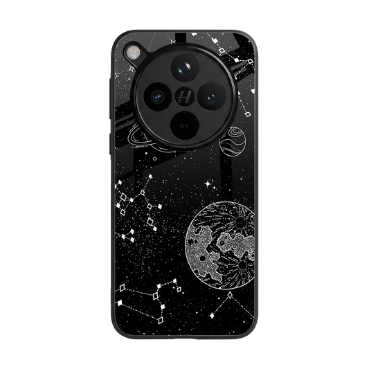 Stellar Voyage back phone cover | glass case for oppo find x8