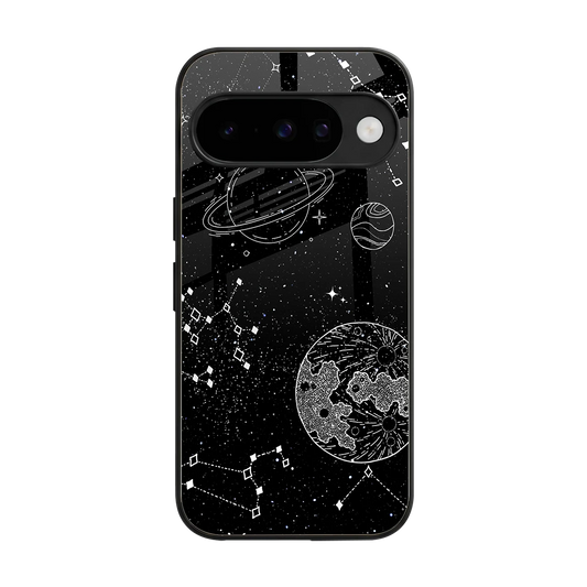 Stellar Voyage back phone cover | glass case for google pixel 10