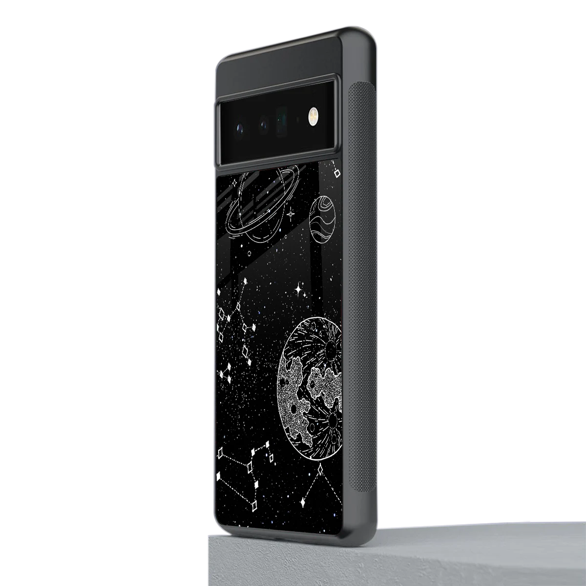 Stellar Voyage stylish phone case for google pixel 6 pro | glossy glass and slim fit