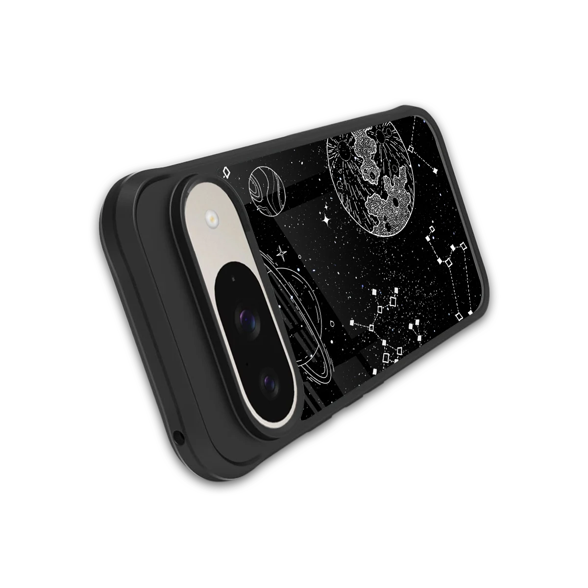 Stellar Voyage stylish phone case for google pixel 9 | glossy glass and slim fit