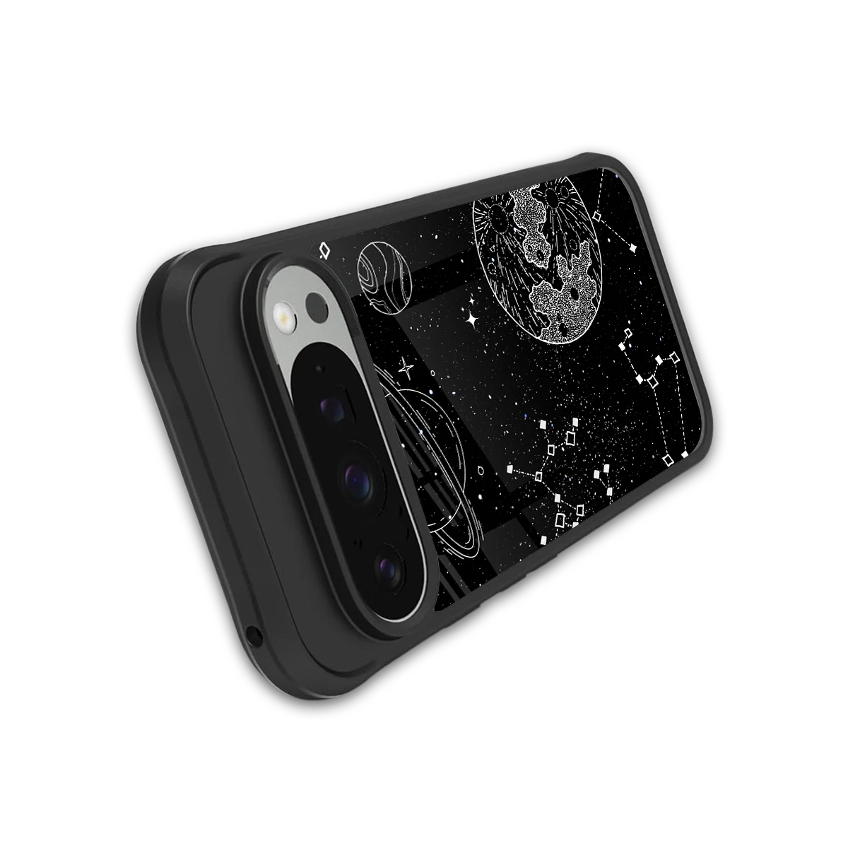 Stellar Voyage stylish phone case for google pixel 9 pro | glossy glass and slim fit