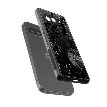 Stellar Voyage sleek google pixel 10a cover with tempered glass back and TPU edges