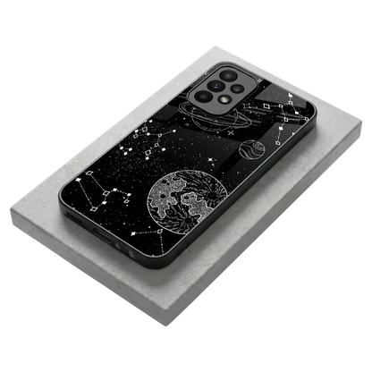 Stellar Voyage stylish phone case for samsung galaxy a23 | glossy glass and slim fit