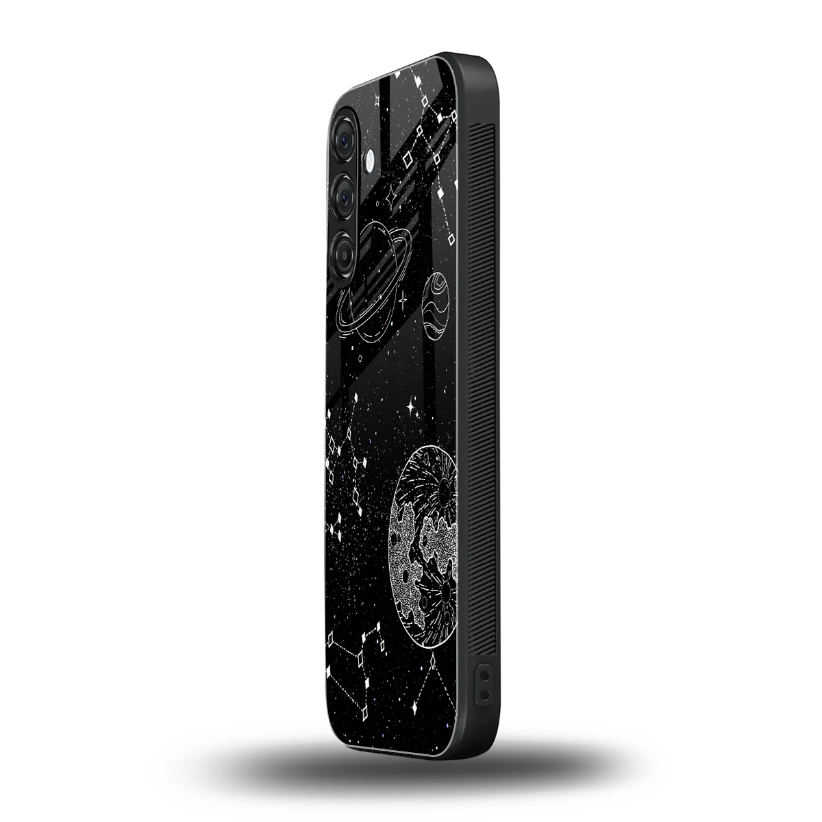 Stellar Voyage samsung galaxy a55 5g mobile cover | shockproof glass phone case