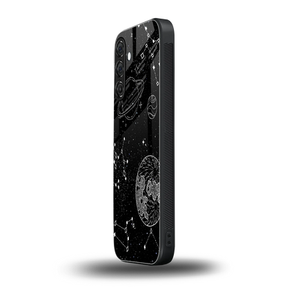 Stellar Voyage samsung galaxy a55 5g mobile cover | shockproof glass phone case