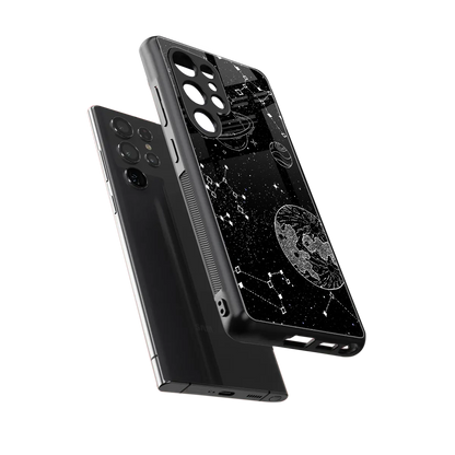 Stellar Voyage sleek samsung galaxy s26 ultra cover with tempered glass back and TPU edges