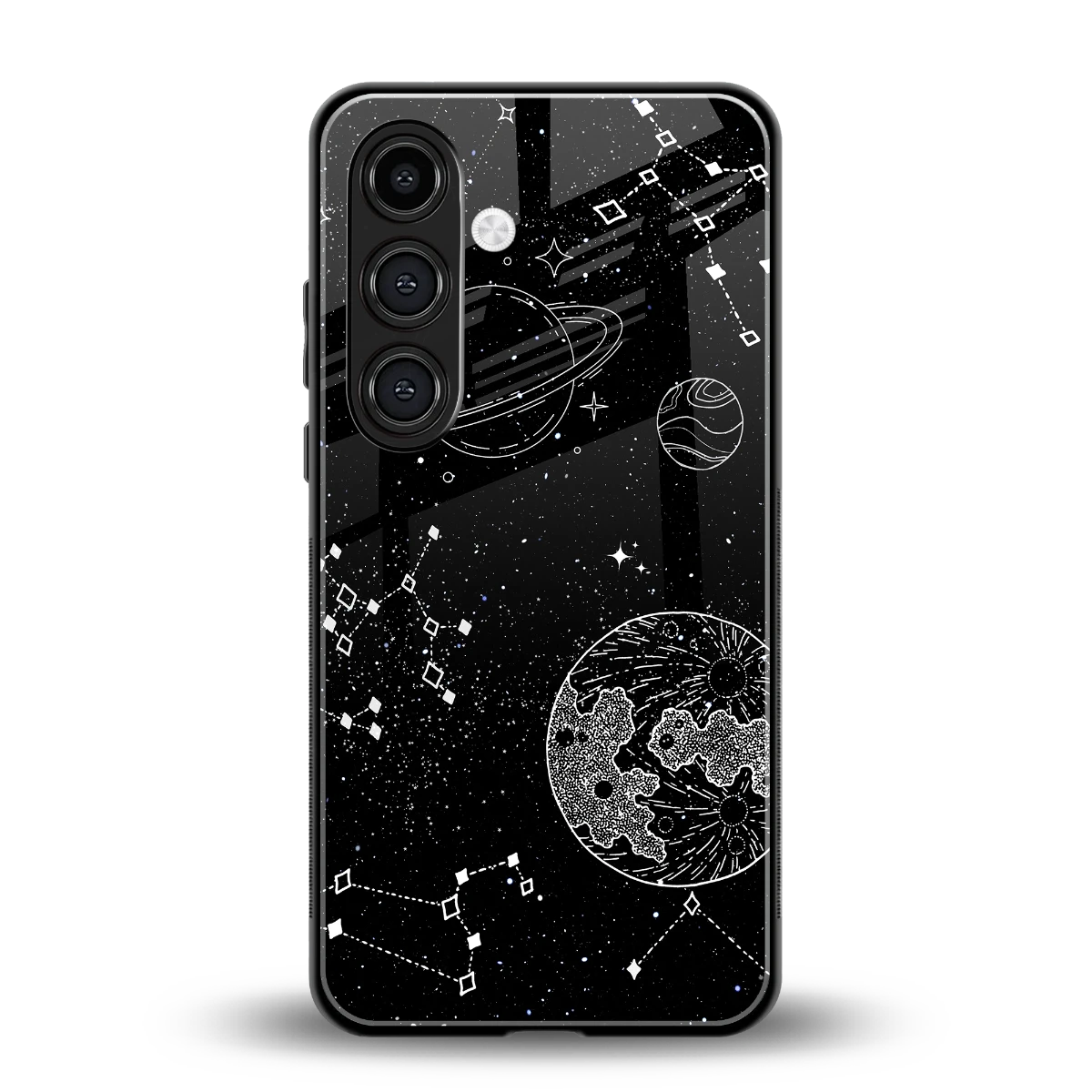Stellar Voyage back phone cover | glass case for samsung galaxy s24