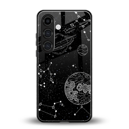 Stellar Voyage back phone cover | glass case for samsung galaxy s24