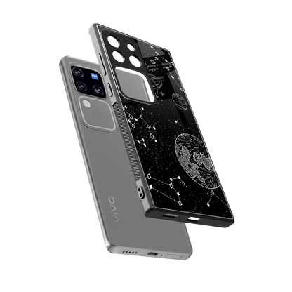 Stellar Voyage sleekvivo v30 pro cover with tempered glass back and TPU edges