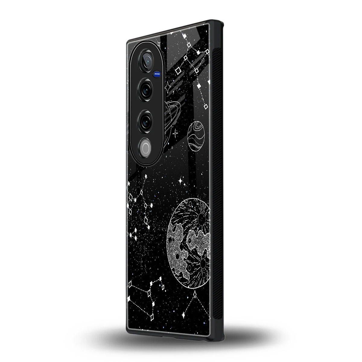 Stellar Voyage vivo v40 pro mobile cover | shockproof glass phone case