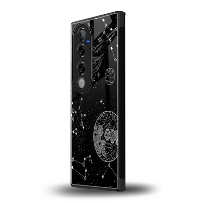 Stellar Voyage vivo v40 pro mobile cover | shockproof glass phone case