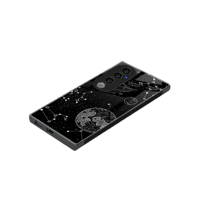Stellar Voyage stylish phone case for vivo v40 pro | glossy glass and slim fit