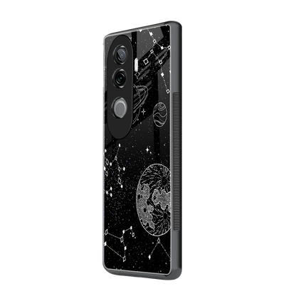 Stellar Voyage vivo v40e mobile cover | shockproof glass phone case