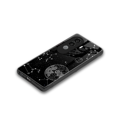 Stellar Voyage stylish phone case for vivo v40e | glossy glass and slim fit