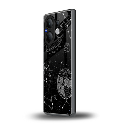 Stellar Voyage vivo v60 mobile cover | shockproof glass phone case