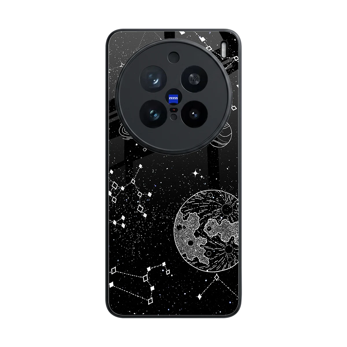 Stellar Voyage back phone cover | glass case for vivo x200 pro