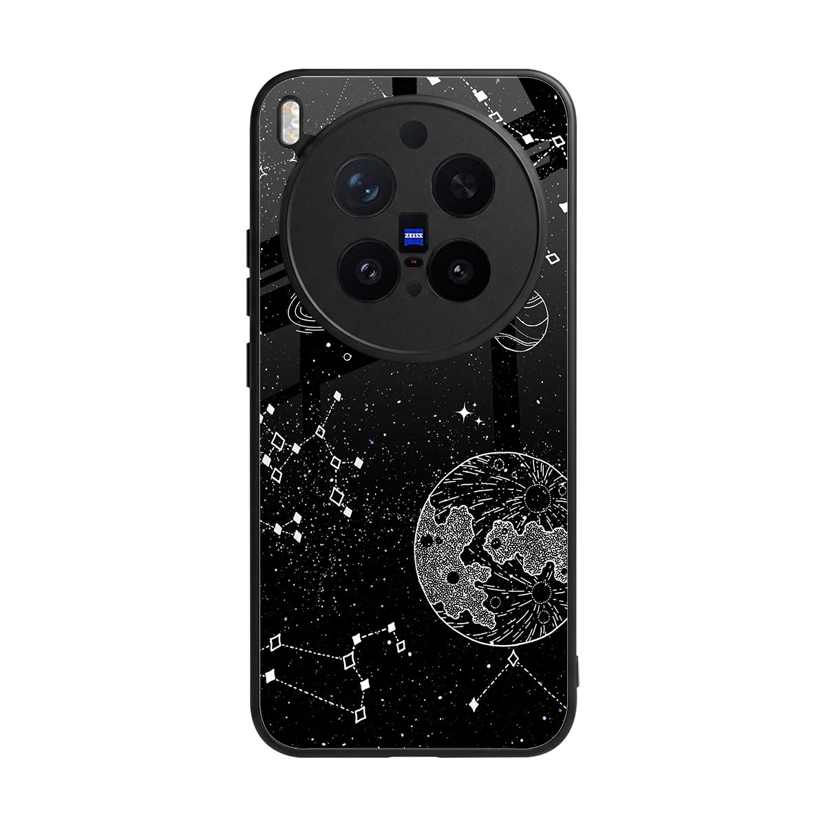 Stellar Voyage back phone cover | glass case for vivo x300 pro