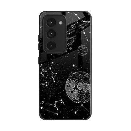 Stellar Voyage back phone cover | glass case for redmi 15 5g