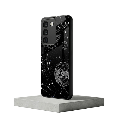 Stellar Voyage vivo y200 5g mobile cover | shockproof glass phone case