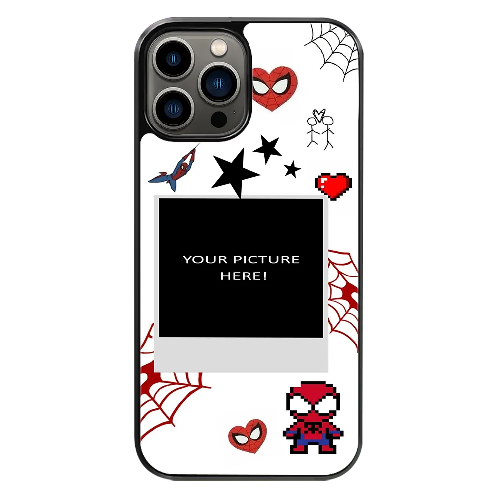 Polaroid Personalised Glass Phone Case