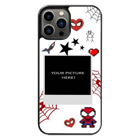 Polaroid Personalised Glass Phone Case