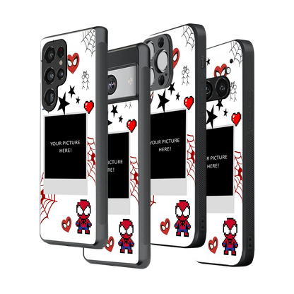 Polaroid Personalised Glass Phone Case