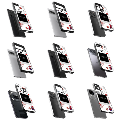 Polaroid Personalised Glass Phone Case