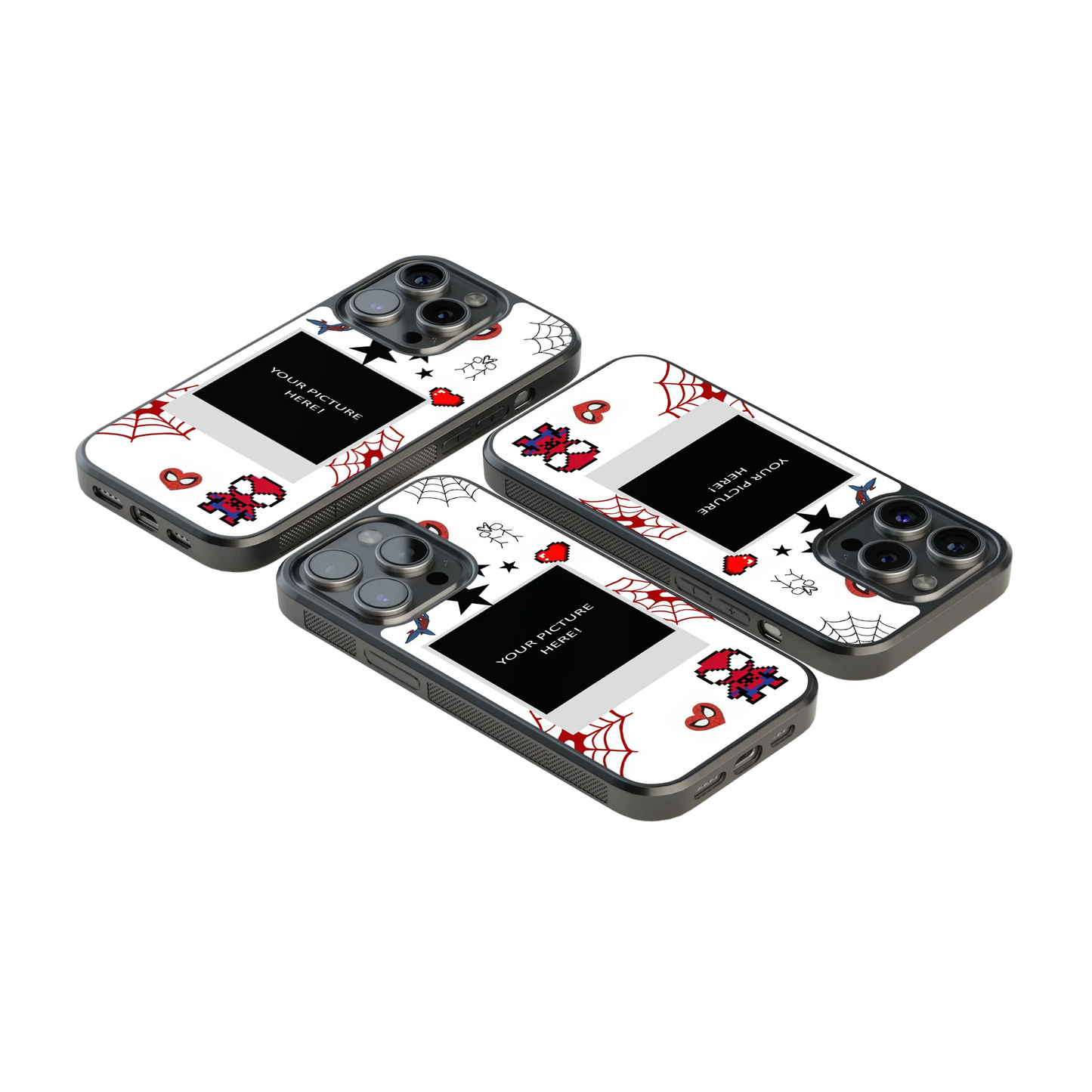 Polaroid Personalised Glass Phone Case