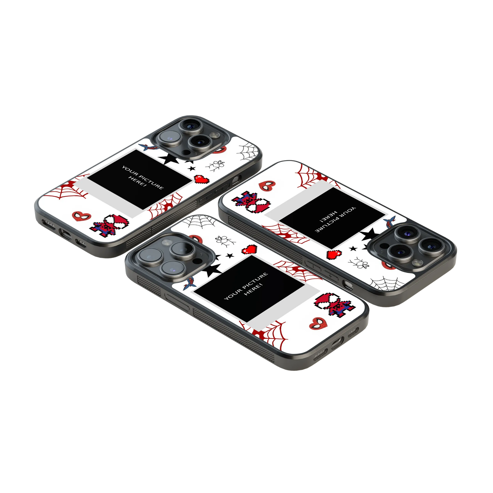 Polaroid Personalised Glass Phone Case