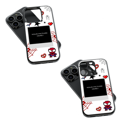 Polaroid Personalised Glass Phone Case