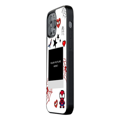 Polaroid Personalised Glass Phone Case