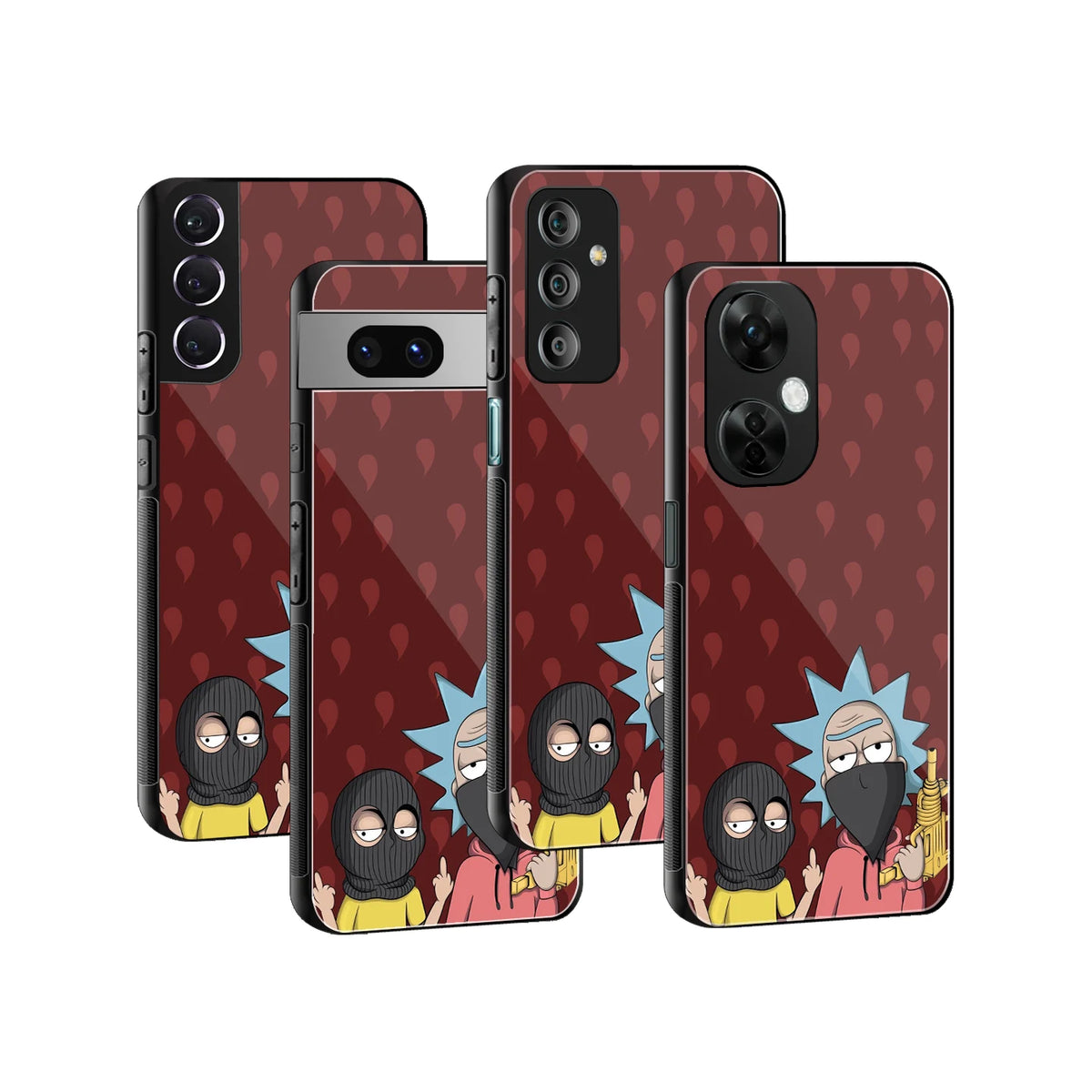 Stylish Glass Back Case for All Smartphones iPhone, Samsung, OnePlus, Pixel, Redmi, Oppo, Vivo, Motorola