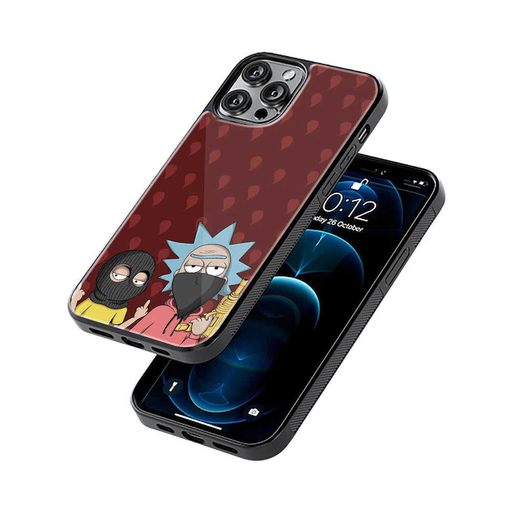 Protective Glass Back Phone Case Compatible with iPhone, Samsung, OnePlus, Pixel & More