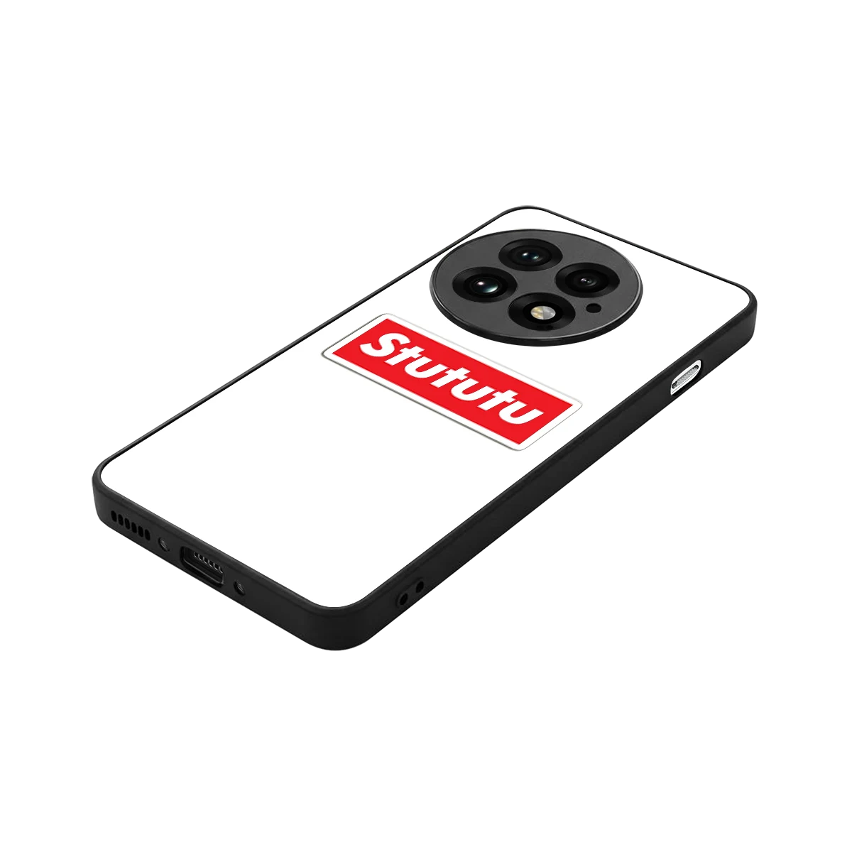 Stututu stylish phone case for oneplus 13 | glossy glass and slim fit