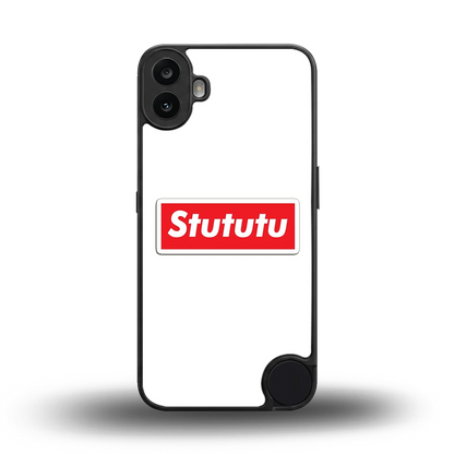 Stututu back phone cover | glass case for cmf nothing phone 1