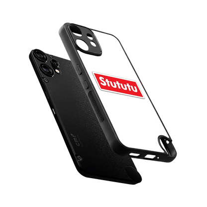 Stututu sleek cmf nothing phone 2 pro cover with tempered glass back and TPU edges