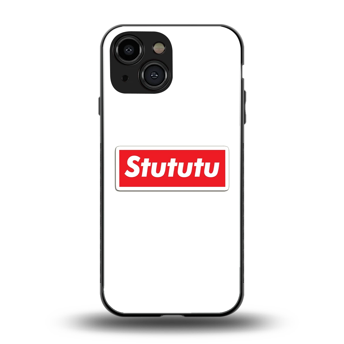 Stututu back phone cover | glass case for iphone 12 mini