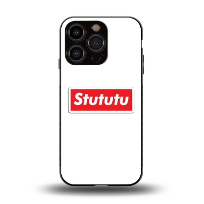 Stututu back phone cover | glass case for iphone 12 pro