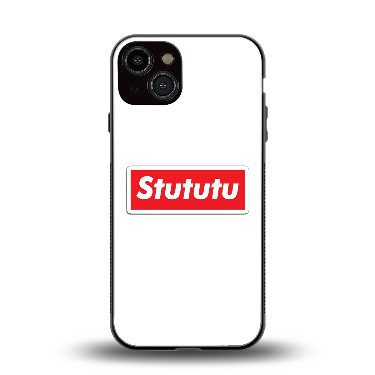 Stututu back phone cover | glass case for iphone 13